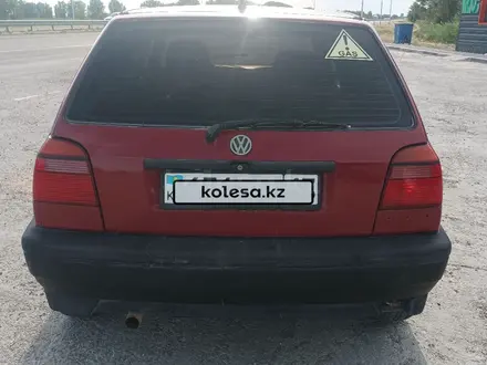 Volkswagen Golf 1992 года за 750 000 тг. в Туркестан – фото 4