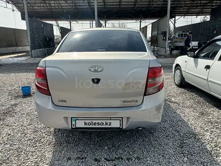 ВАЗ (Lada) Granta 2190 2012 года за 2 200 000 тг. в Шымкент – фото 4
