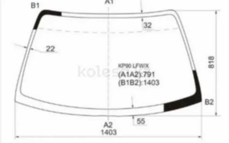 Стекло лобовоеfor29 750 тг. в Алматы