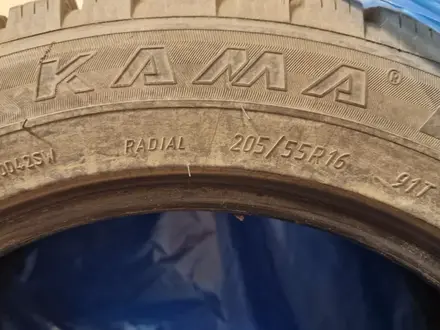 Комплект зимних шипованных шин 205/55 R16 за 60 000 тг. в Астана – фото 7