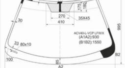 Стекло лобовое TOYOTA CAMRY 06-11 за 26 100 тг. в Павлодар
