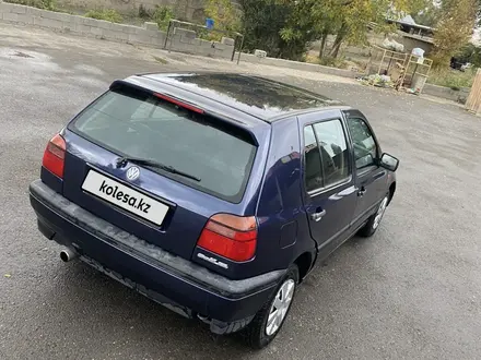 Volkswagen Golf 1993 года за 1 500 000 тг. в Тараз – фото 11