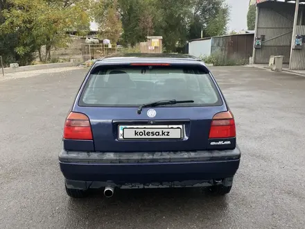 Volkswagen Golf 1993 года за 1 500 000 тг. в Тараз – фото 6