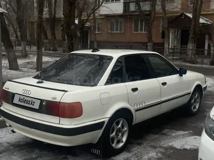 Audi 80 1992 года за 1 300 000 тг. в Тараз – фото 3