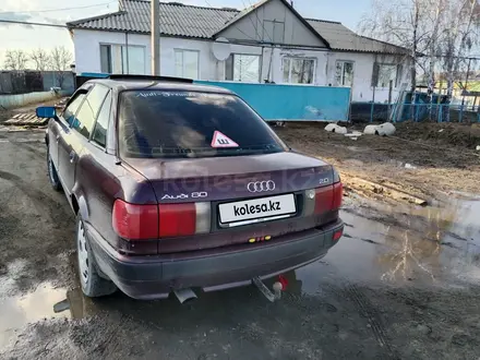 Audi 80 1992 года за 1 800 000 тг. в Костанай – фото 3