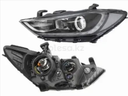 Фара Hyundai Elantra 15-19 (Слева/Галоген/ДХО) за 39 050 тг. в Талдыкорган