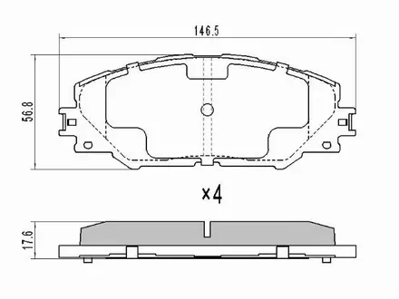 Колодки тормозные передниеүшін5 100 тг. в Шымкент