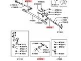 Наконечник рулевой Pajero montero SE7721 555 за 6 000 тг. в Алматы