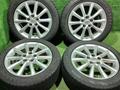 Диск с шинами Dunlop RV504 Estima рестайлинг 215/55 R17 летний за 280 000 тг. в Алматы