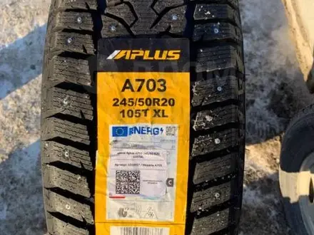 Новые зимние шипованные шины Aplus A703 105T 245/50 R20 за 350 000 тг. в Астана – фото 2