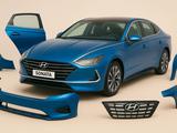 Капот фара бампер крыло дверь решетка Hyundai Sonata 8 Хюндай соната 8 в Алматы – фото 2