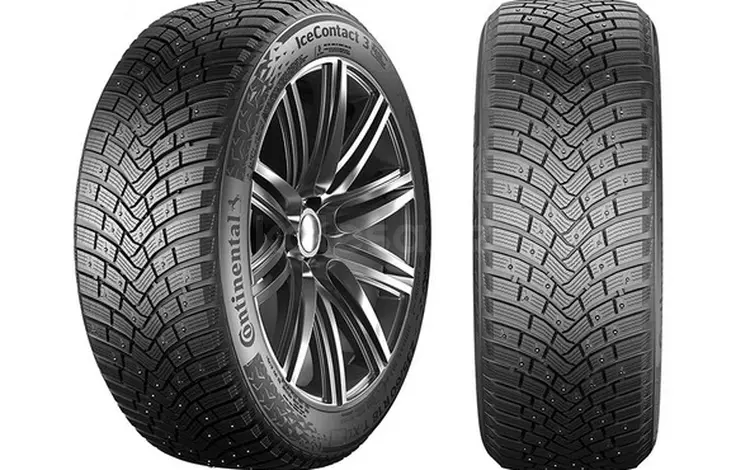 235/55R19 Continental Ice Contact3 (шип) за 137 000 тг. в Алматы