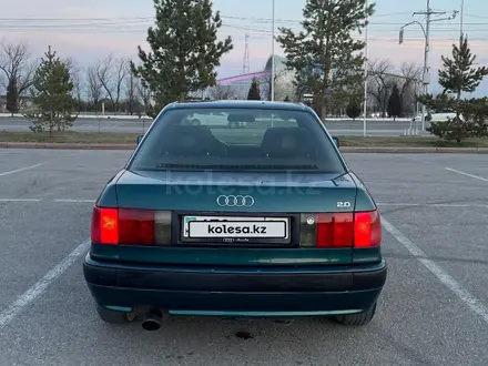 Audi 80 1992 года за 1 800 000 тг. в Тараз – фото 4