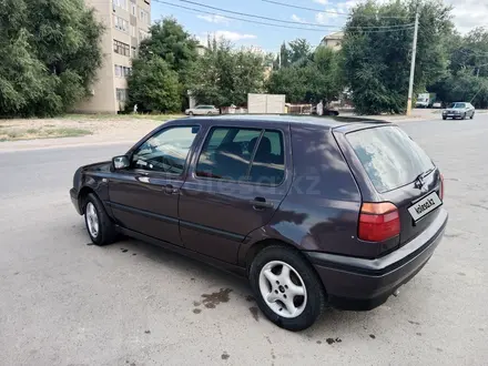 Volkswagen Golf 1993 года за 1 200 000 тг. в Тараз – фото 6