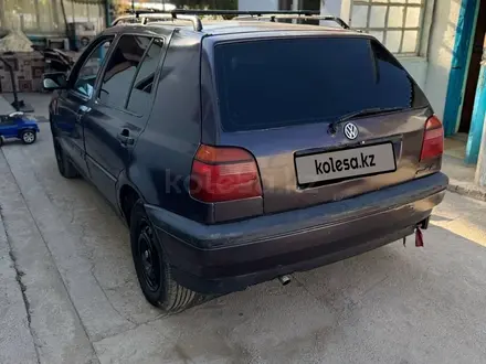 Volkswagen Golf 1992 года за 1 085 506 тг. в Тараз – фото 2