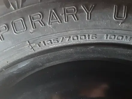 Запаска, таблетка, на Nissan, 135/70/R16 оригинал, из Японии за 30 000 тг. в Алматы – фото 2