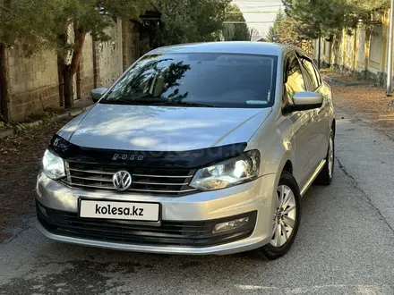 Volkswagen Polo 2016 года за 5 800 000 тг. в Алматы