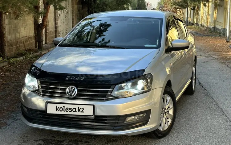 Volkswagen Polo 2016 года за 5 800 000 тг. в Алматы