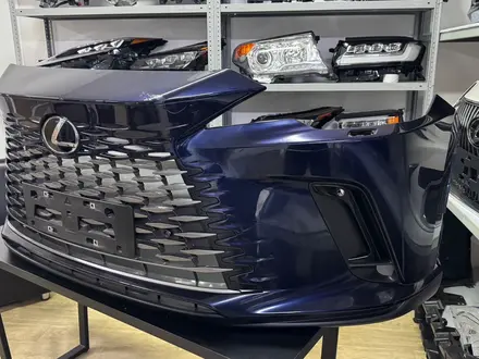 Бампер передний бу в сборе Lexus RX 2022-2025 за 750 000 тг. в Астана – фото 2