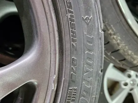 Резина летняя б/у из Японии Dunlop 215/45 r17 за 105 000 тг. в Караганда – фото 2