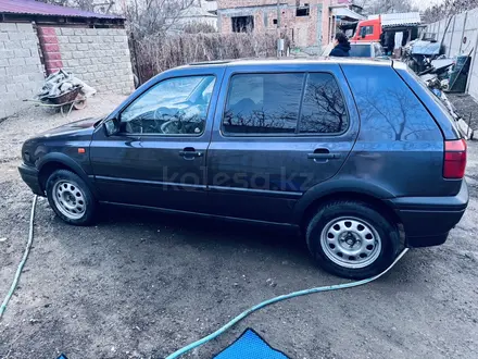 Volkswagen Golf 1992 года за 1 100 000 тг. в Тараз – фото 4