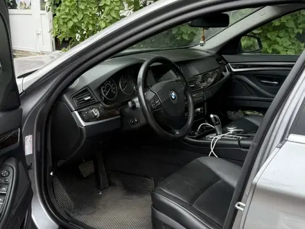 BMW 528 2013 года за 9 100 000 тг. в Алматы – фото 8
