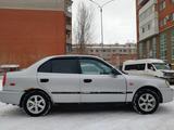 Hyundai Accent 2000 года за 1 300 000 тг. в Астана – фото 3