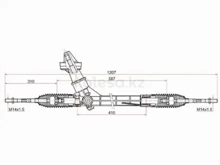 Рейка рулевая за 33 200 тг. в Шымкент