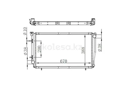 Радиатор охлаждения двигателя Subaru за 30 000 тг. в Усть-Каменогорск
