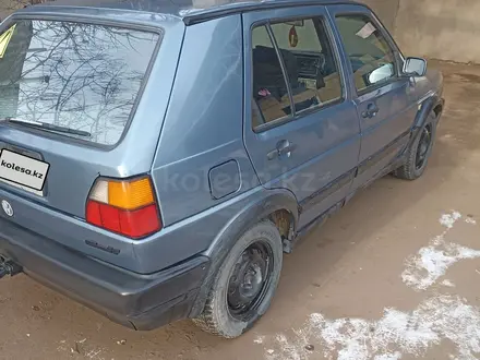 Volkswagen Golf 1988 года за 1 200 000 тг. в Тараз – фото 3