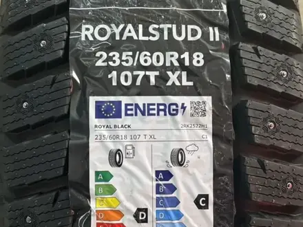 Зимние шипованные шины Royalblack 235 60 18, 107Т XL 2024 г. В за 250 000 тг. в Караганда