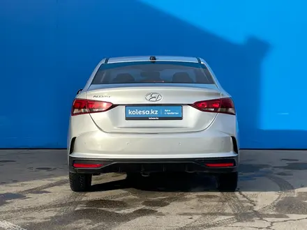 Hyundai Accent 2021 года за 7 560 000 тг. в Алматы – фото 4