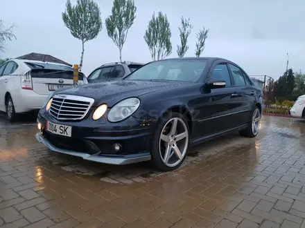 Бампер передний AMG E63 на W211 рестайлинг Mercedes Benz E Class за 65 000 тг. в Алматы – фото 6