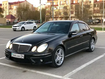 Бампер передний AMG E63 на W211 рестайлинг Mercedes Benz E Class за 65 000 тг. в Алматы – фото 11