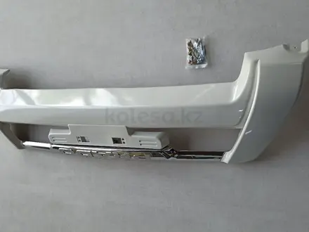 На передний бампер губа накладка с хромом никель за 45 000 тг. в Алматы – фото 5