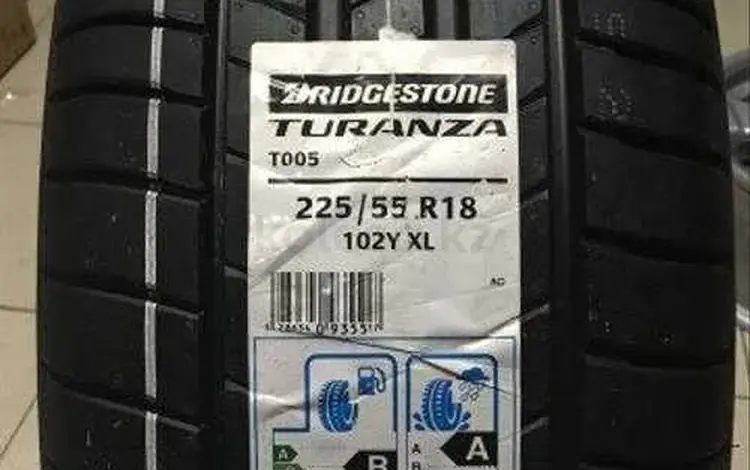 Шины Bridgestone 225/55/r18 T005 за 85 000 тг. в Алматы