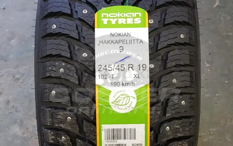 Шины Nokian 245/45/r19 Hkpl 9for115 000 тг. в Алматы