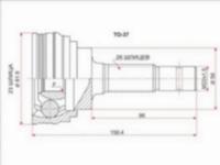 Шрус наружныйfor11 300 тг. в Павлодар