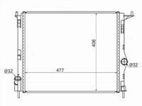 Радиатор двигателя за 22 200 тг. в Астана