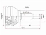 Шрус наружныйfor13 500 тг. в Шымкент