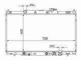 Радиатор охлаждения двигателя за 25 700 тг. в Талдыкорган