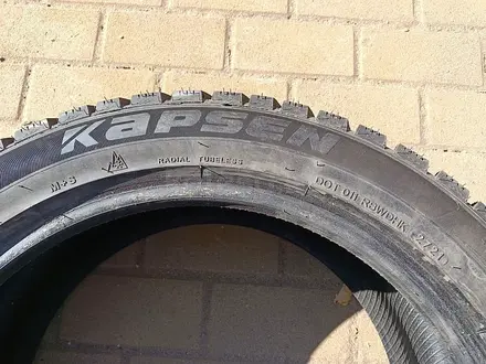 Шины 245/45 R18 — "Kapsen IceMax RW506" (Китай), шипованные. В ид за 85 000 тг. в Астана – фото 7