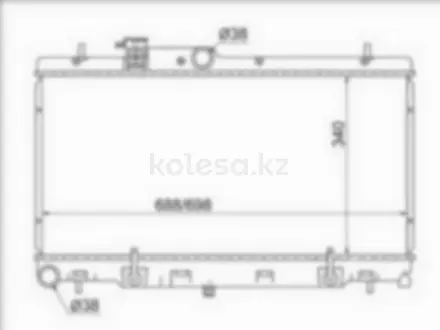 Радиатор двигателя за 32 050 тг. в Павлодар