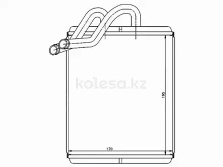 Радиатор отопителя салона за 16 150 тг. в Павлодар