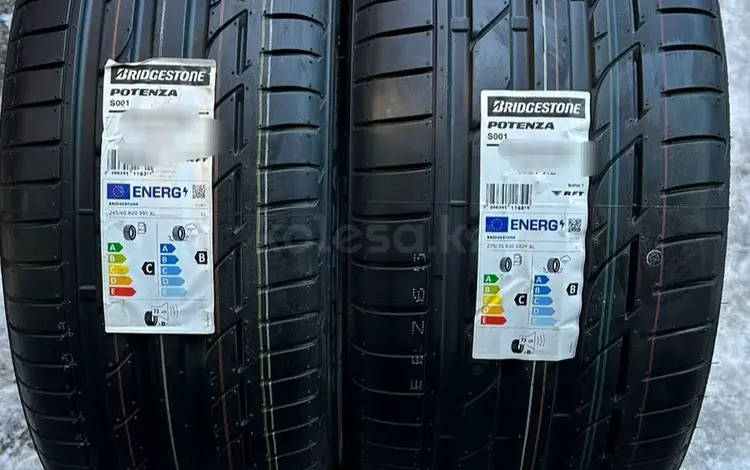 255 35 19 и 285 30 19 новые летние разноразмерные шины BRIDGESTONE S001үшін520 000 тг. в Алматы