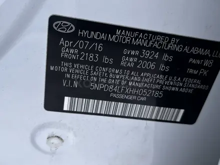 Hyundai Elantra 2017 года за 3 500 000 тг. в Актобе – фото 8