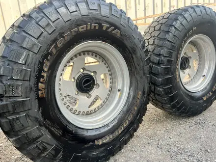 R 15 Japan Berg ширина 8.5j et (-28) с резиной 33-12.5 bfgoodrich M/T. за 360 000 тг. в Алматы – фото 10