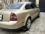 Volkswagen Passat 2001 годаүшін3 500 000 тг. в Шымкент