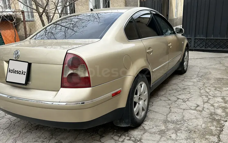 Volkswagen Passat 2001 годаүшін3 000 000 тг. в Шымкент