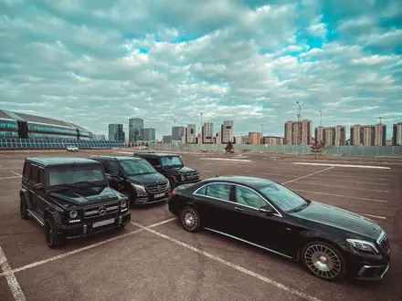 С и Без водителя Mercedes Maybach S63AMG W222 Люкс машины в Астана – фото 20
